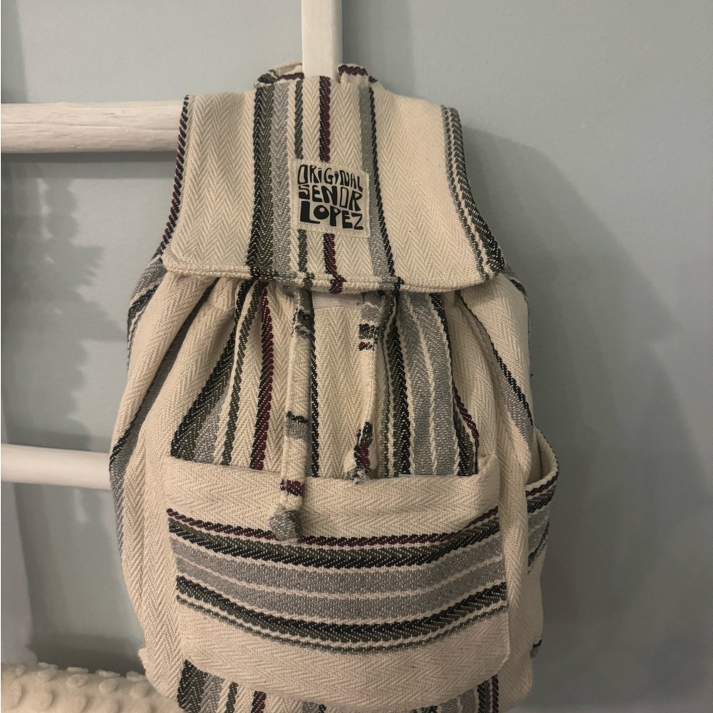 Original Señor Lopez Large Backpack Boho Hippie Granola Girl